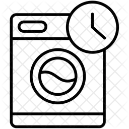 Contagem regressiva do temporizador da máquina de lavar  Ícone