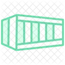 Container Duotone Line Icon Icon