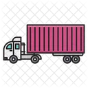 Container Truck Shipping Icon