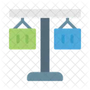 Container Lifter Stand Icon