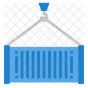 Cargo Container Delivery Icon