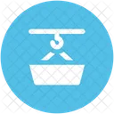 Container Lifter Weight Icon