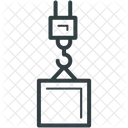 Container Lifter Weight Icon