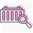 Container Inspection Shipping Icon