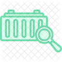 Container Inspection Shipping Icon