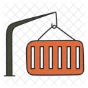 Container Lifting Container Hoist Cargo Container Icon