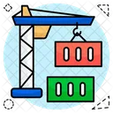 Container Lifting Container Hoist Cargo Container Icon