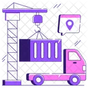 Container lifting  Icon