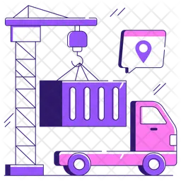 Container lifting  Icon