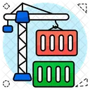 Container Lifting Container Hoist Cargo Container Icon