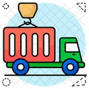 Container Lifting Container Hoist Cargo Container Icon