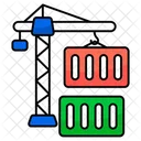 Container Lifting Container Hoist Cargo Container Icon