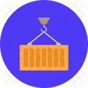 Cargo Container Shipment Logistics Icon