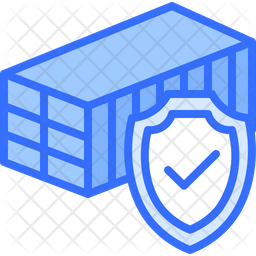 Container Protection Icon - Download in Dualtone Style