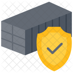 Container Protection Icon - Download in Flat Style
