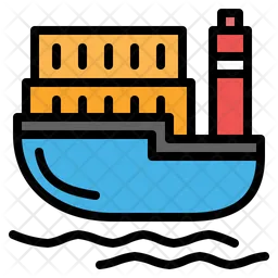 Container Ship  Icon