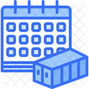 Container Shipping Date Container Delivery Date Container Icon
