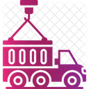 Container Truck Container Delivery Icon