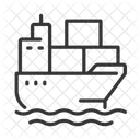 Container Vessel Container Ship Cargo Container Ship Icon