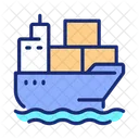 Container Vessel Container Ship Cargo Container Ship Icon