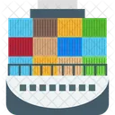 Containers Logistics Delivery Port Icon