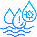 Contaminacion Agua Virus Icono