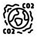 Contaminacion Atmosferica Dioxido De Carbono Gases De Efecto Invernadero Icono