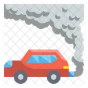 Contaminación del coche  Icono