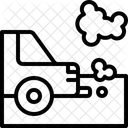 Contaminación del coche  Icono