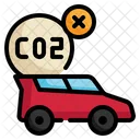 Contaminación por carbono  Icono