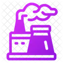 Contaminacion Industrial Calentamiento Global Clima Icono