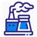 Contaminacion Industrial Calentamiento Global Clima Icono