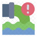 Contaminacion Oceano Agua Icono