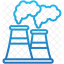 Smog Emisiones De Carbono Residuos Industriales Icono