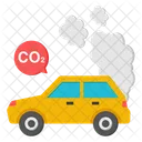 La contaminación del aire  Icono