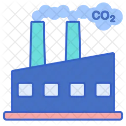 La contaminación del aire  Icono