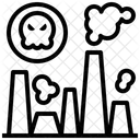 La contaminación del aire  Icono