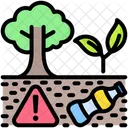 Contaminacion Del Suelo Residuos Suelo Icono