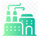 Contaminacion Industrial Industria Fabricacion Icono