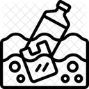 Contaminación del océano  Icono