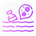 Contaminated Water Pollution Sewer Icon