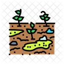 Contaminated Crops Pollution Icon