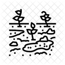 Contaminated Crops Pollution Icon