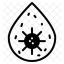 Contaminated Water Icon