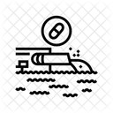 Contaminated Water Source Icon