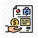 Contas Contas A Receber Negocios Ícone