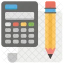 Revisar Contas Calcular Contabilidade Ícone