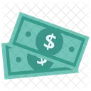 Notas De Dolar Dolar Moeda Ícone