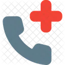 Contato De Emergencia Chamada Hospitalar Telefone Hospitalar Ícone