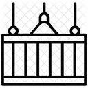 Levantador De Guindaste Levantador De Peso Levantador De Conteineres Ícone